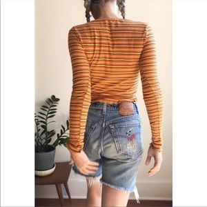 Vintage 80s Levi’s 501 cutoff shorts made in USA